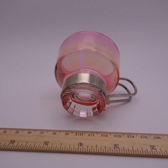 Set of Six(6) Roma Scene Glass Cups with Metal Handles - Picture 12 of 14